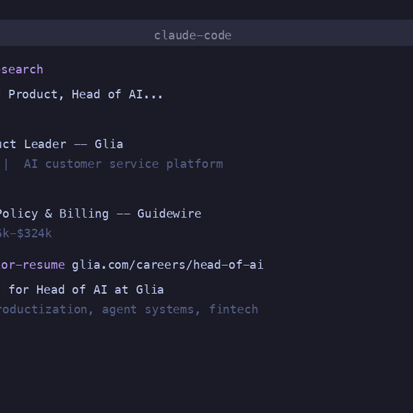 Using Claude to search for jobs and tailor resumes
