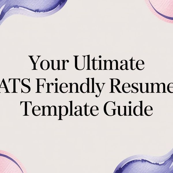Illustration for Your Ultimate ATS Friendly Resume Template Guide