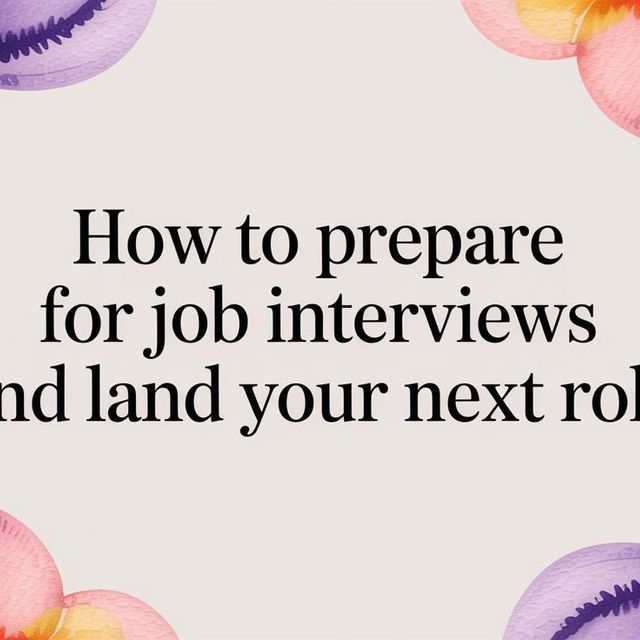 Illustration for How to Prepare for Job Interviews and Land Your Next Role